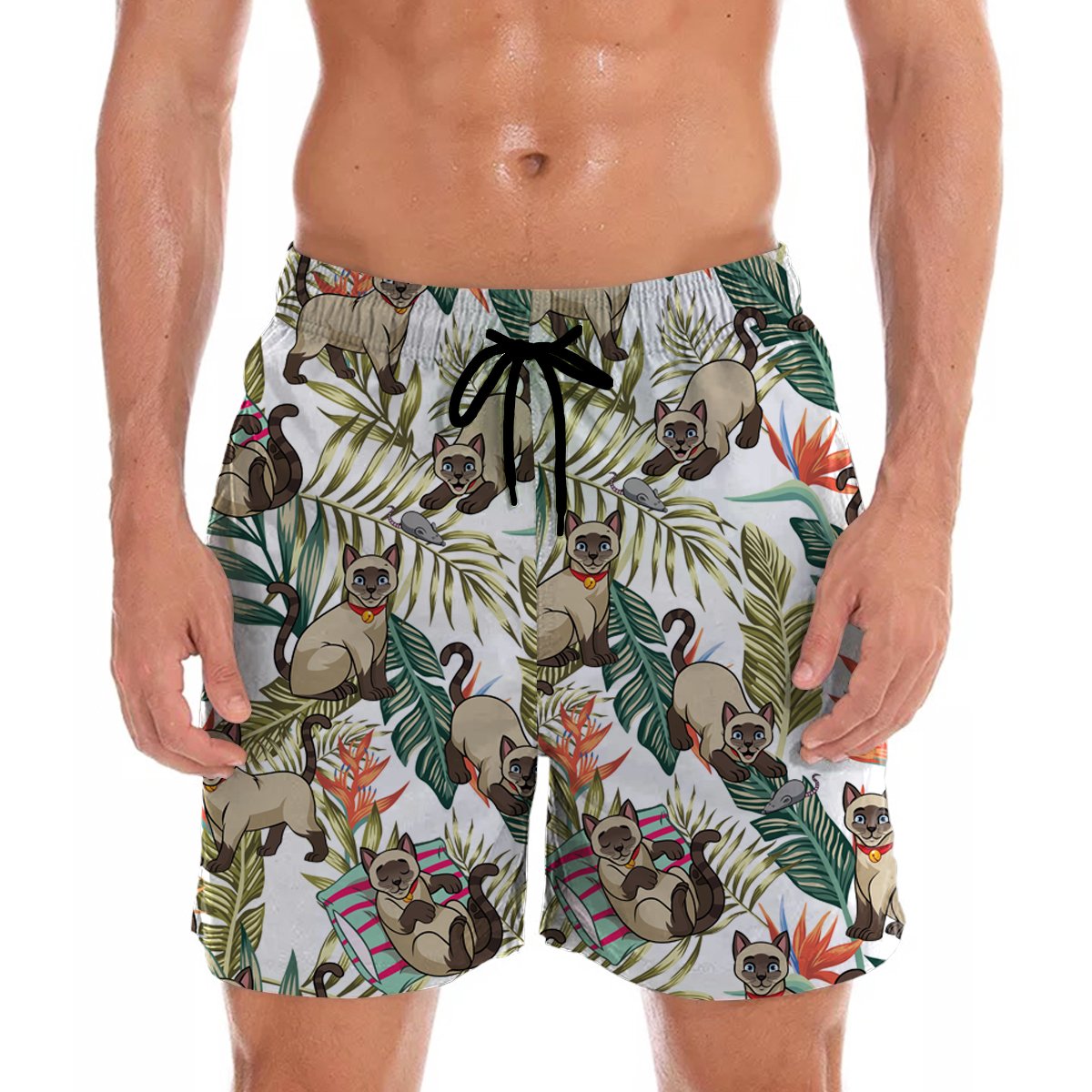 Siamese Cat Hawaii Shorts Ha91556