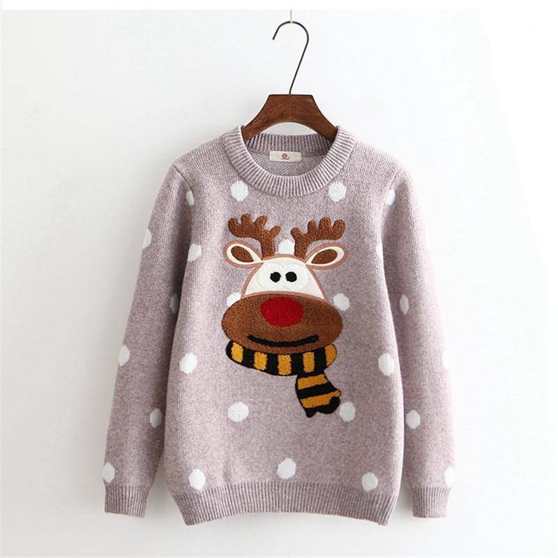Deer Cute Knitted Sweaters – Sothwarm