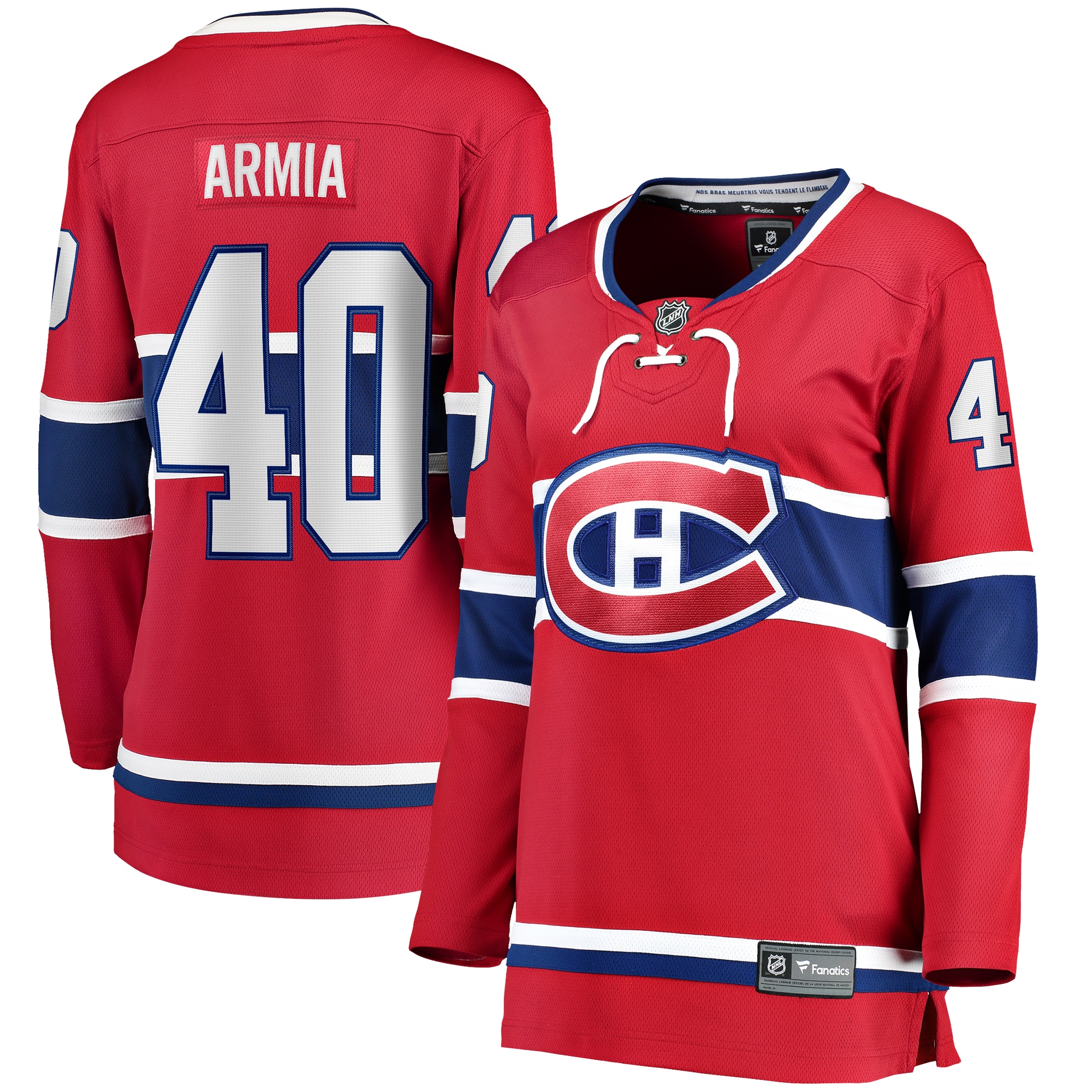 Joel Armia Montreal Canadiens Branded Women's Home Breakaway Player Jersey – Red