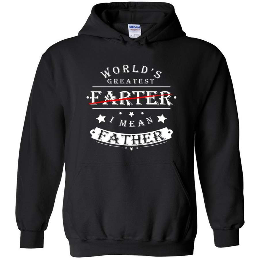 World’s Greatest Farter I Mean Father Funny Dad Gift for Christmas Hoodie