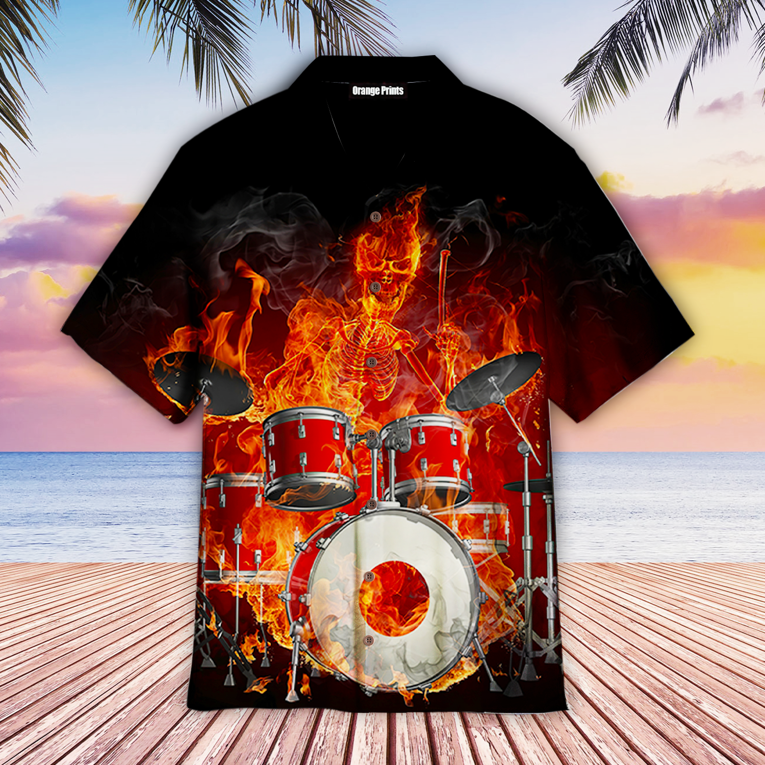 Drum Hawaii Shirt For Men And Women Ha86367