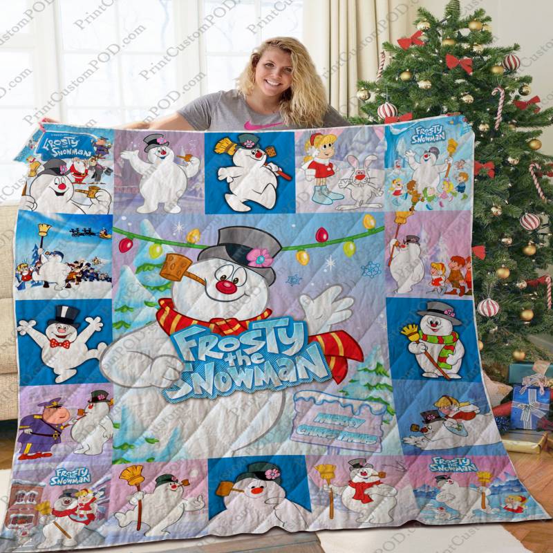 [TA] – Frosty the Snowman Quilt Blanket