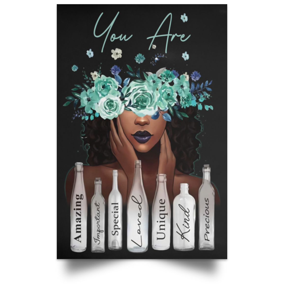 Black Girl You Are Amazing, Black Queen, Black Women, Black Melanin Poster