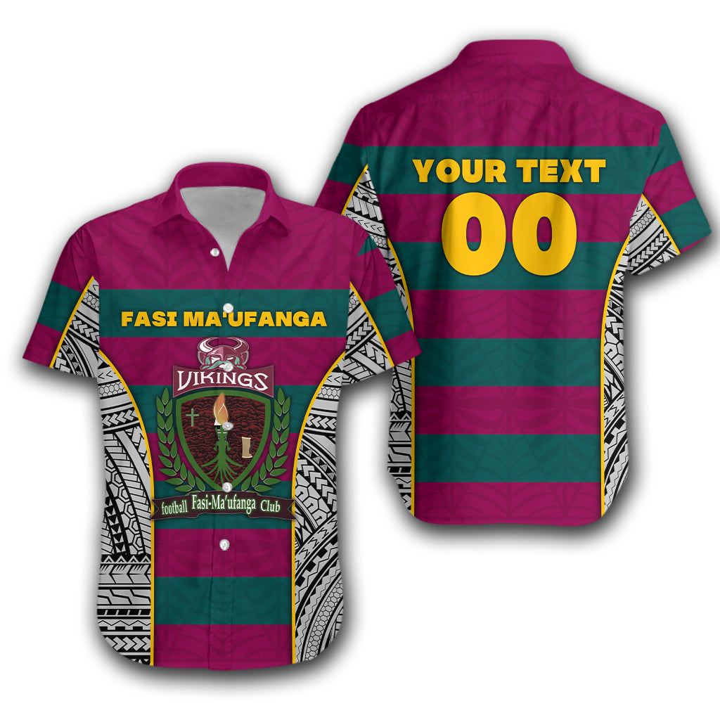 (Custom Personalised) Fasi Maufanga Football Hawaiian Shirt Polynesian Style Lt16