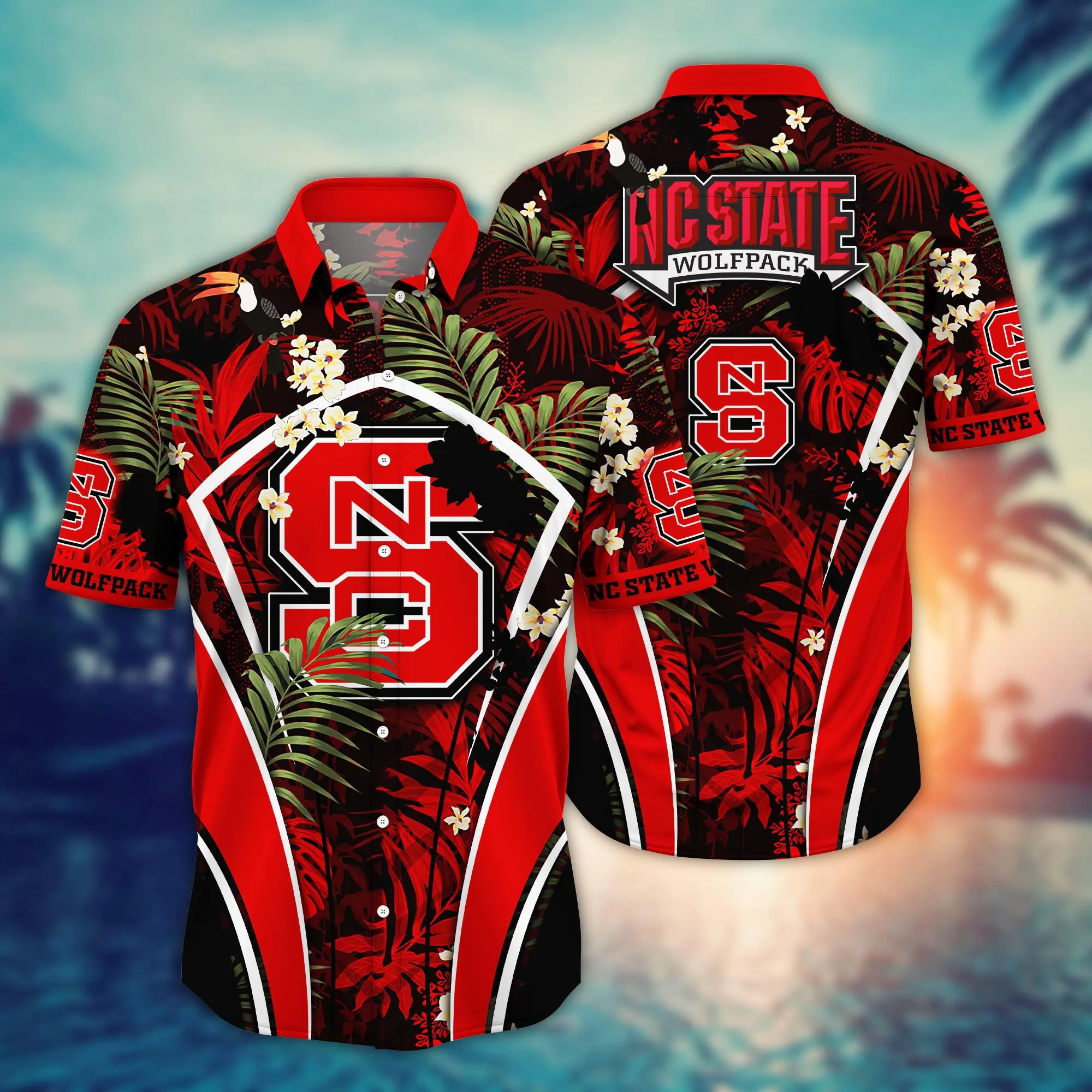 Nc State Wolfpack NCCA Hawaiian Shirt Barbecues Aloha Shirt