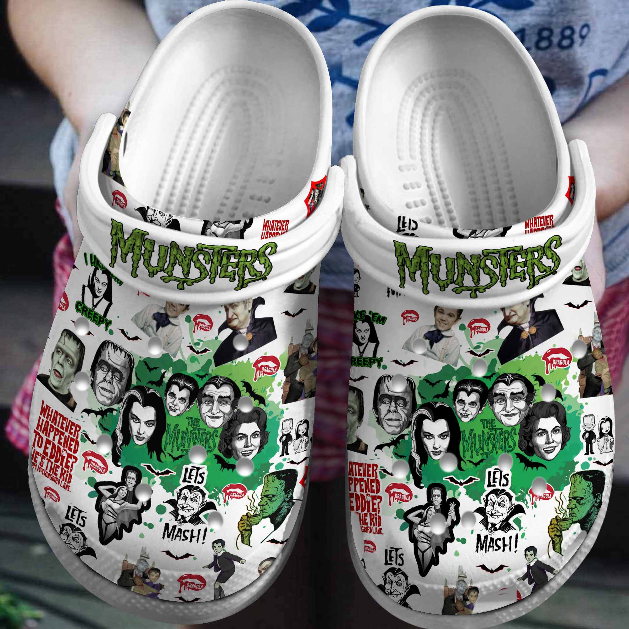 The Munsters Movie Crocss Clogs For Men Women And Kid Bm1411-1997