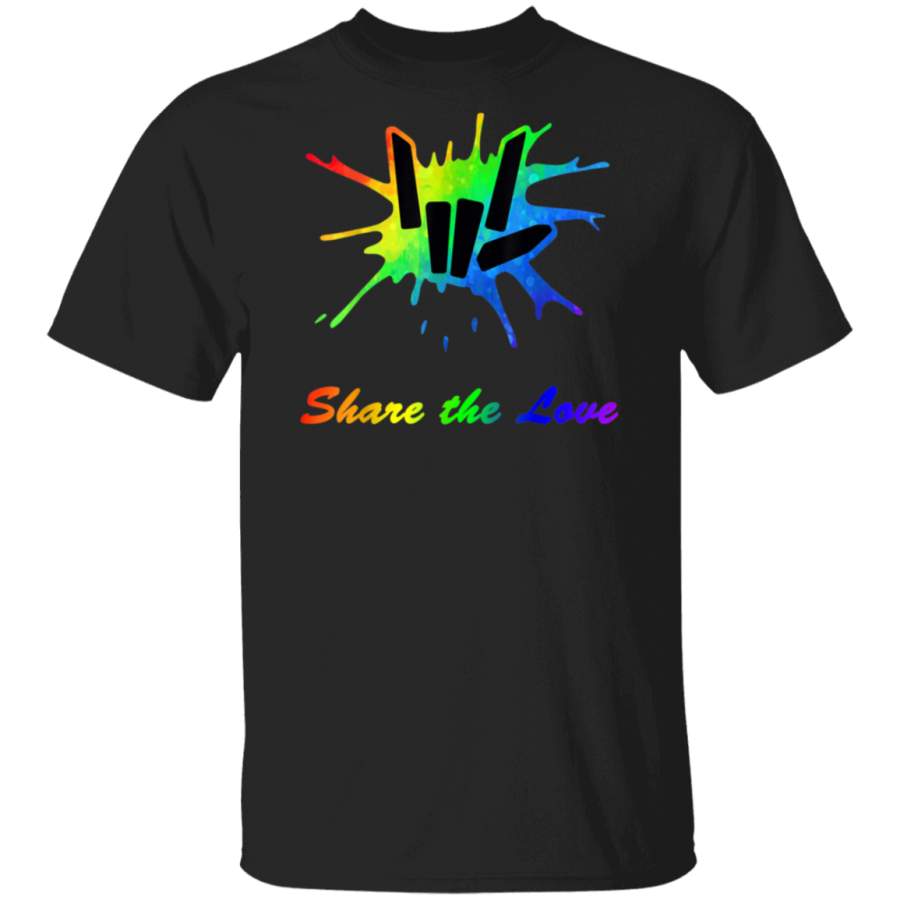 Share Love T-shirts for Youth  Men and Women T-Shirt