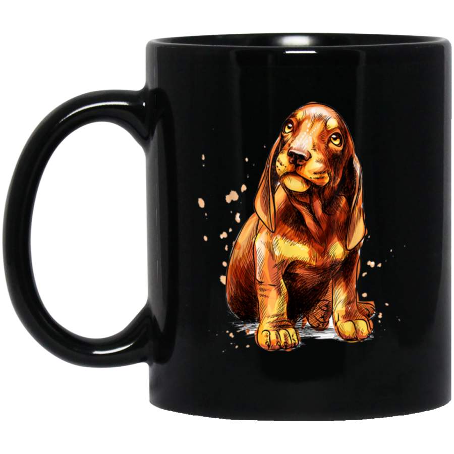 Watercolor Weiner Dog Cute Dachshund Puppy Dog lovers Gift Mug