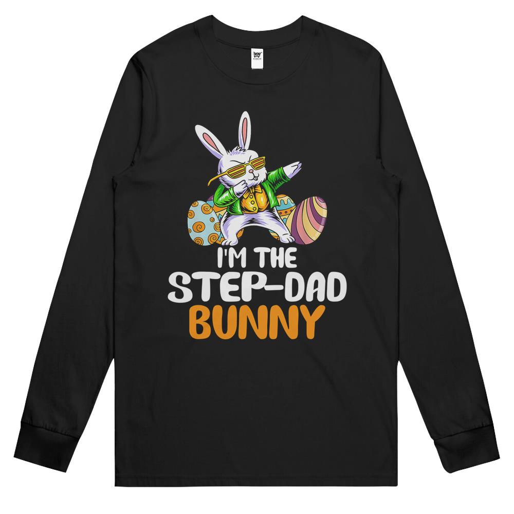 I’M The Step Dad Bunny Matching Family Easter Gifts Lover Long Sleeve T Shirts