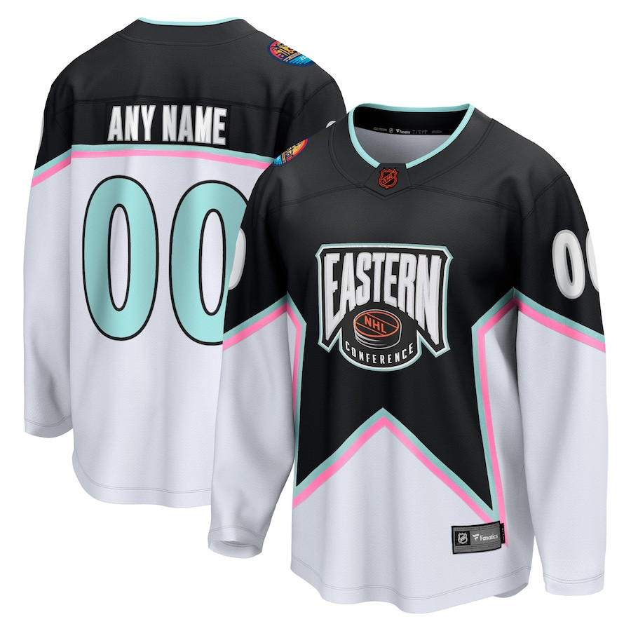 2023 NHL All-Star Game Logo – Eastern Conference Custom Jersey – Black