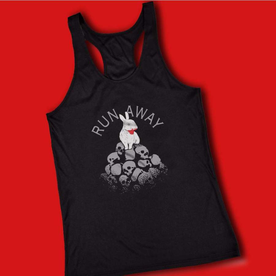 Run Away Killer Bunny Women’S Tank Top