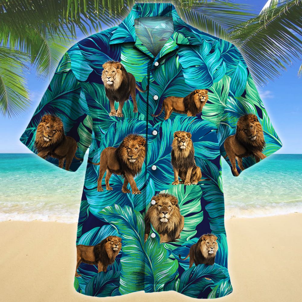 Lion Lovers Gift Hawaiian Shirt Ha10504