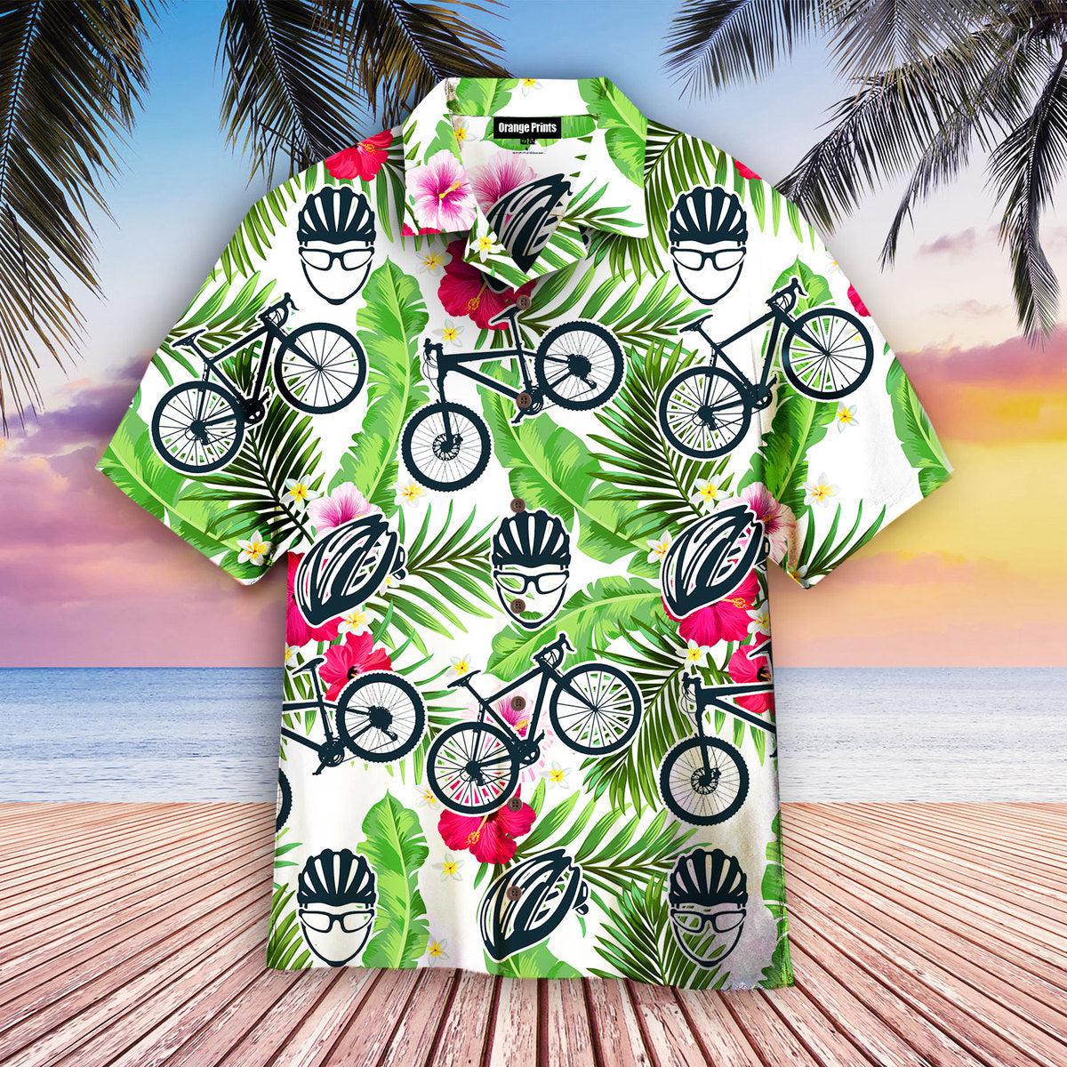 Bicycle Tropical Hawaii Shirt For Men Women Ha109156