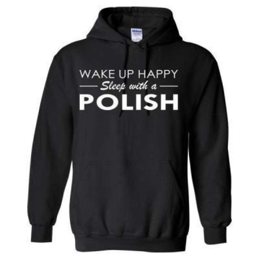 AGR Wake Up Happy Sleep With A Polish – Heavy Blend™ Hooded Sweatshirt