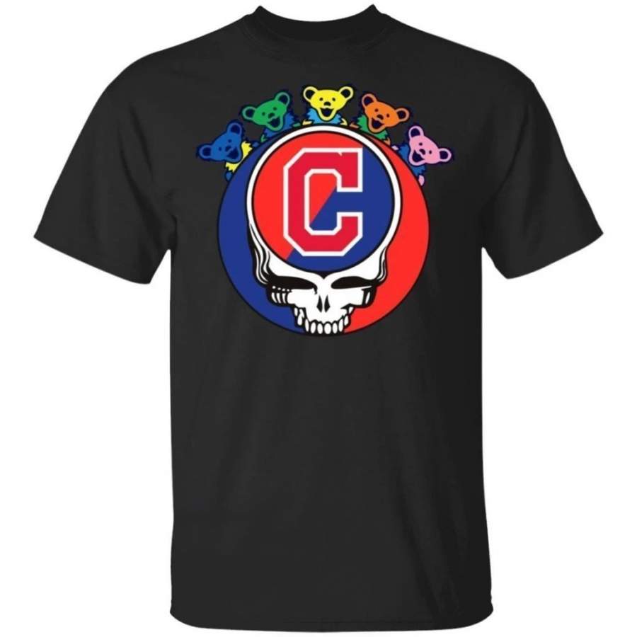 The Grateful Dead Mixed Cleveland Indians T-Shirt For Fans PT06