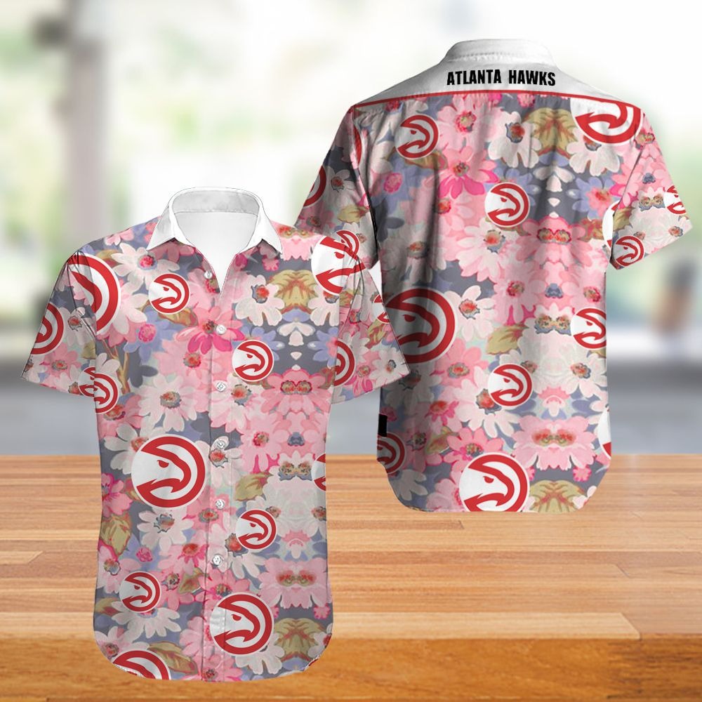 Vintage Atlanta Hawks Hawaiian Shirt