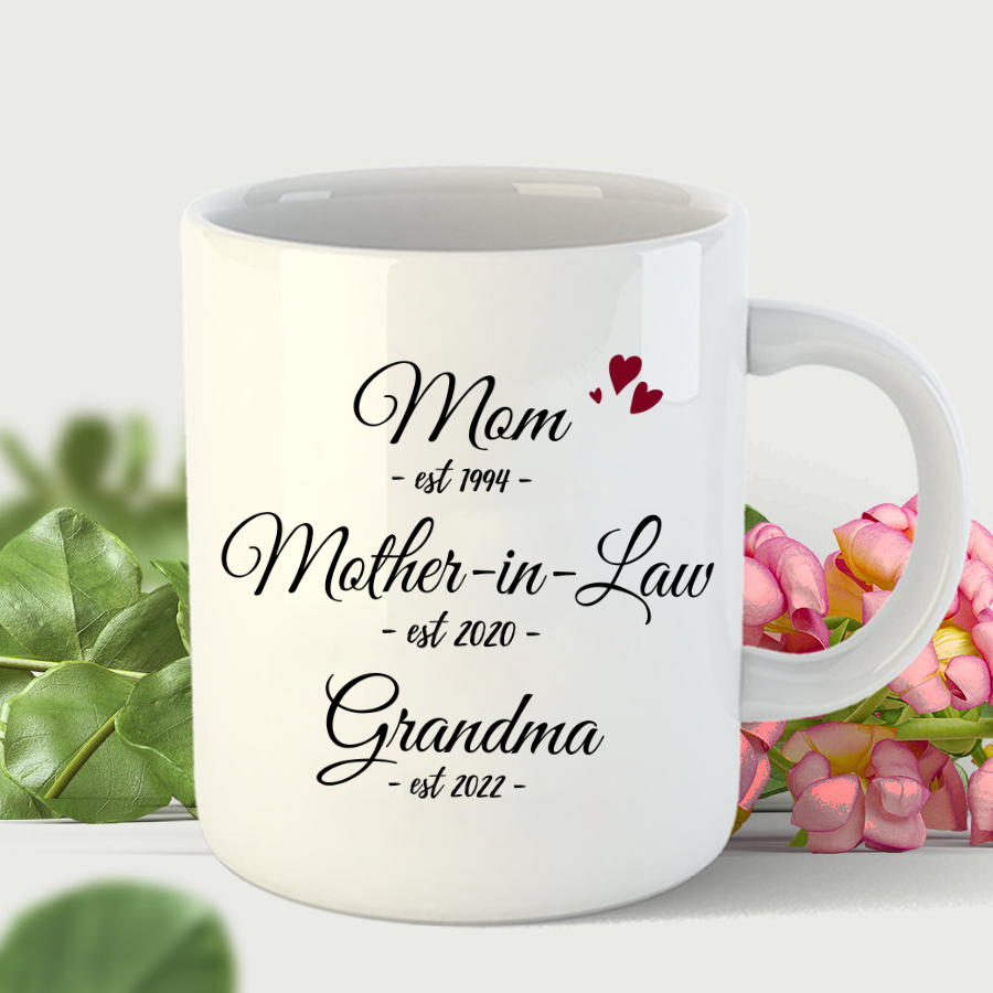 Personalized Mother In Law Mug