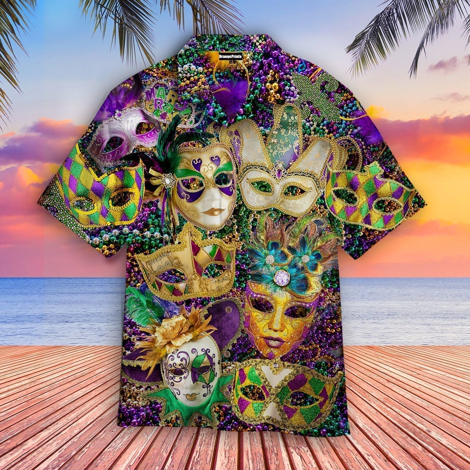 Happy Mardi Gras Carnival Hawaii Shirt For Men And Women Ha87326