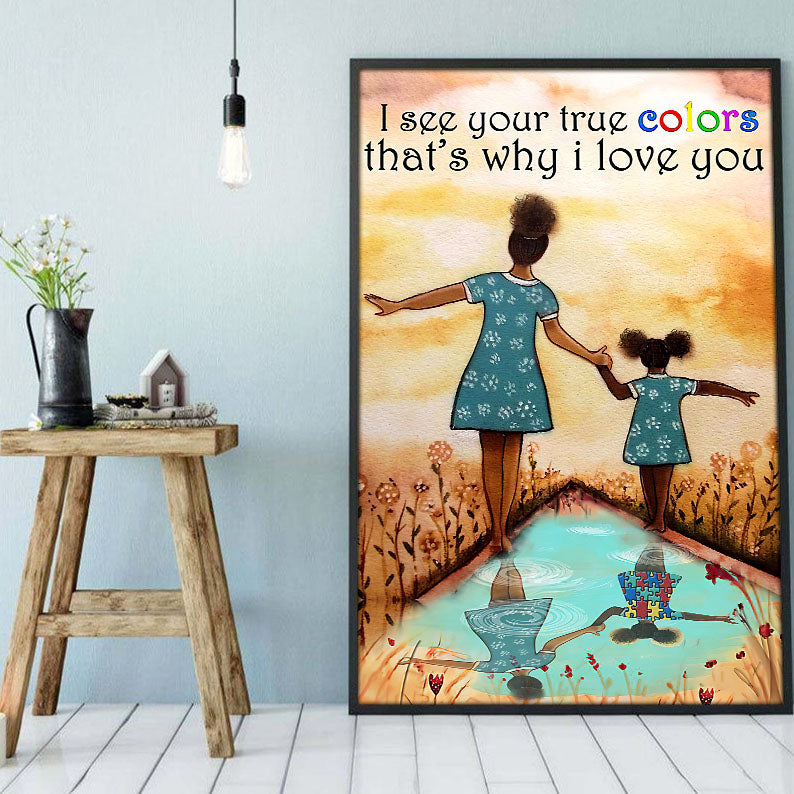 African American Canvas Prints Graphic Afrocentric Poster Black Woman Black King Alluring Ready To Hang Canvas Wall Art