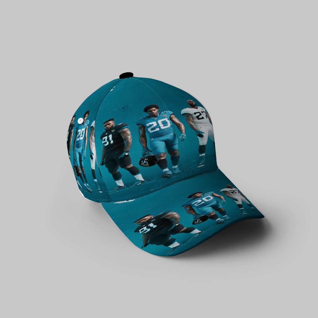 Jacksonville Jaguars Team V4 3D Printing Baseball Cap Classic Hat