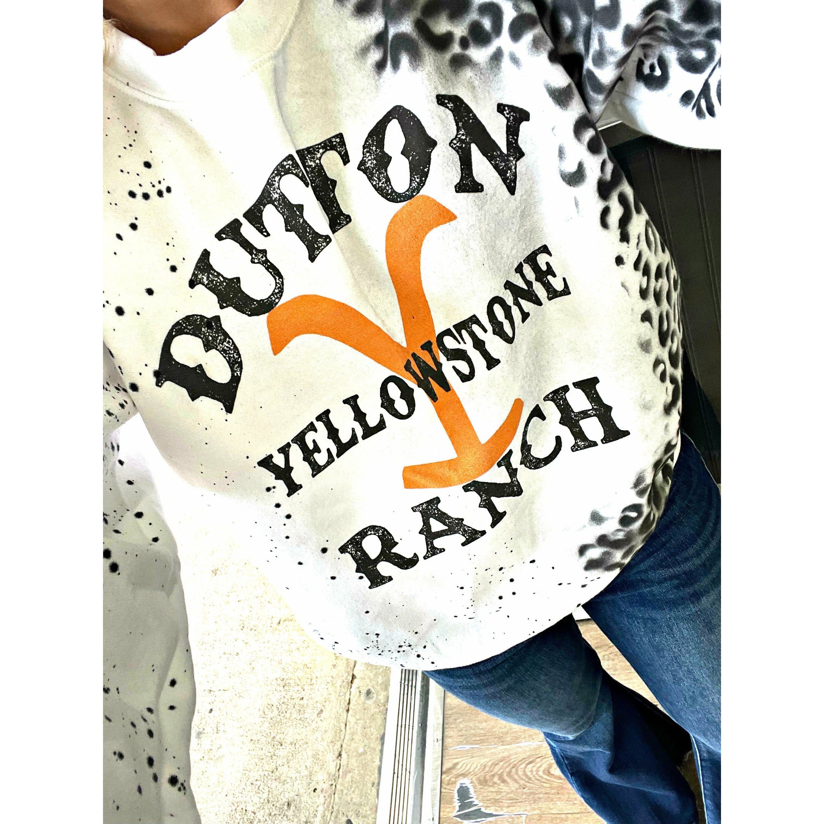 Ys Dutton Ranch Leopard Sweatshirt