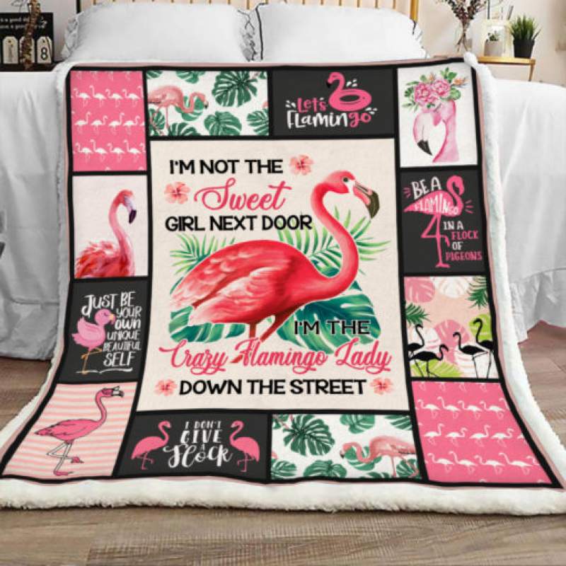 Flamingo Sherpa Blanket JR2102 95O47