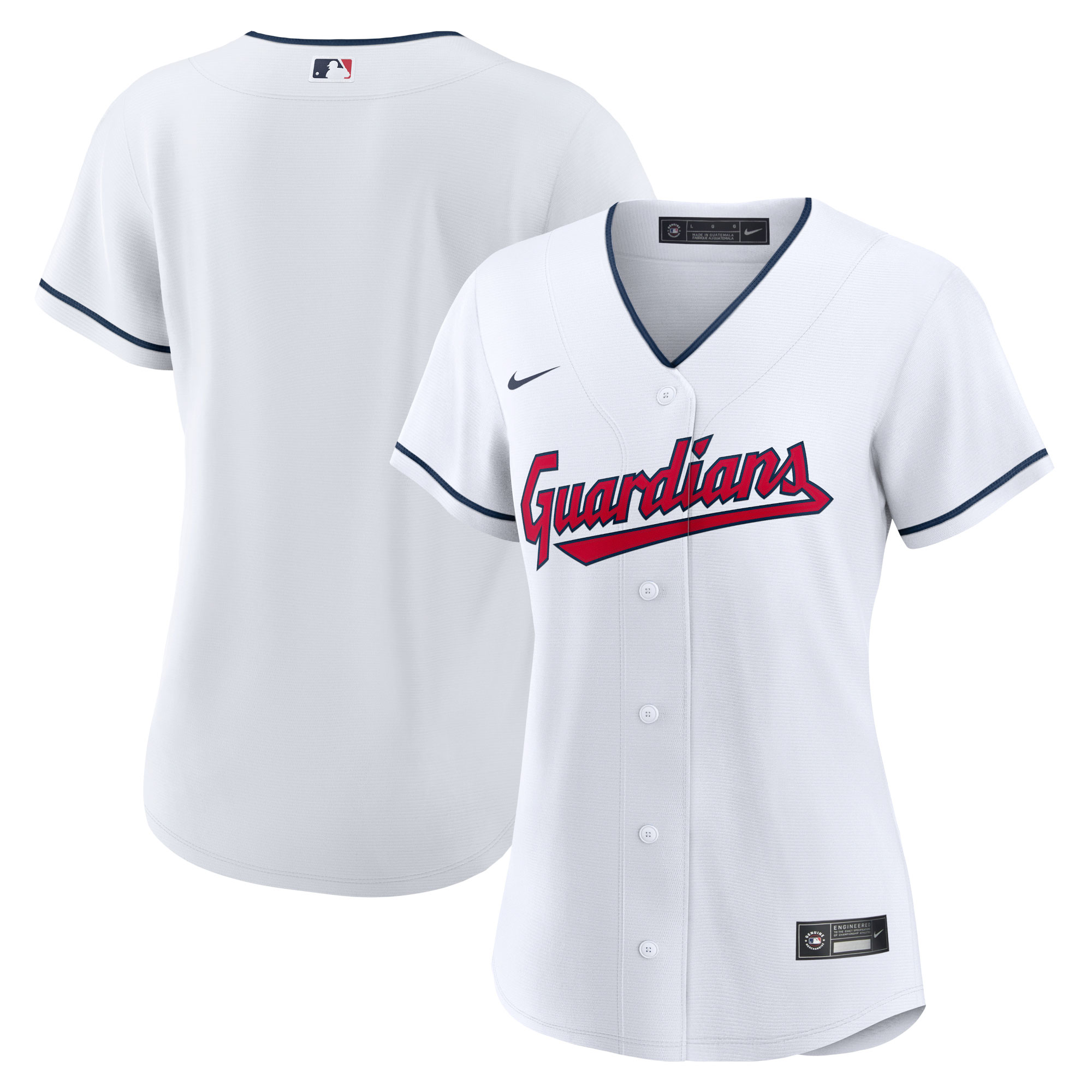 Women's Cleveland Guardians Home Replica Team Jersey – White