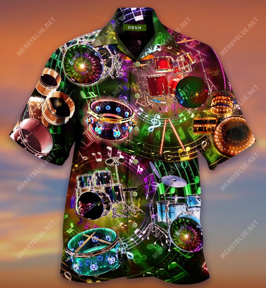 All You Need Is A Drum Kit Or Two Or Five Aloha Hawaiian Shirt Colorful Short Sleeve Summer Beach Casual Shirt For Men And Women