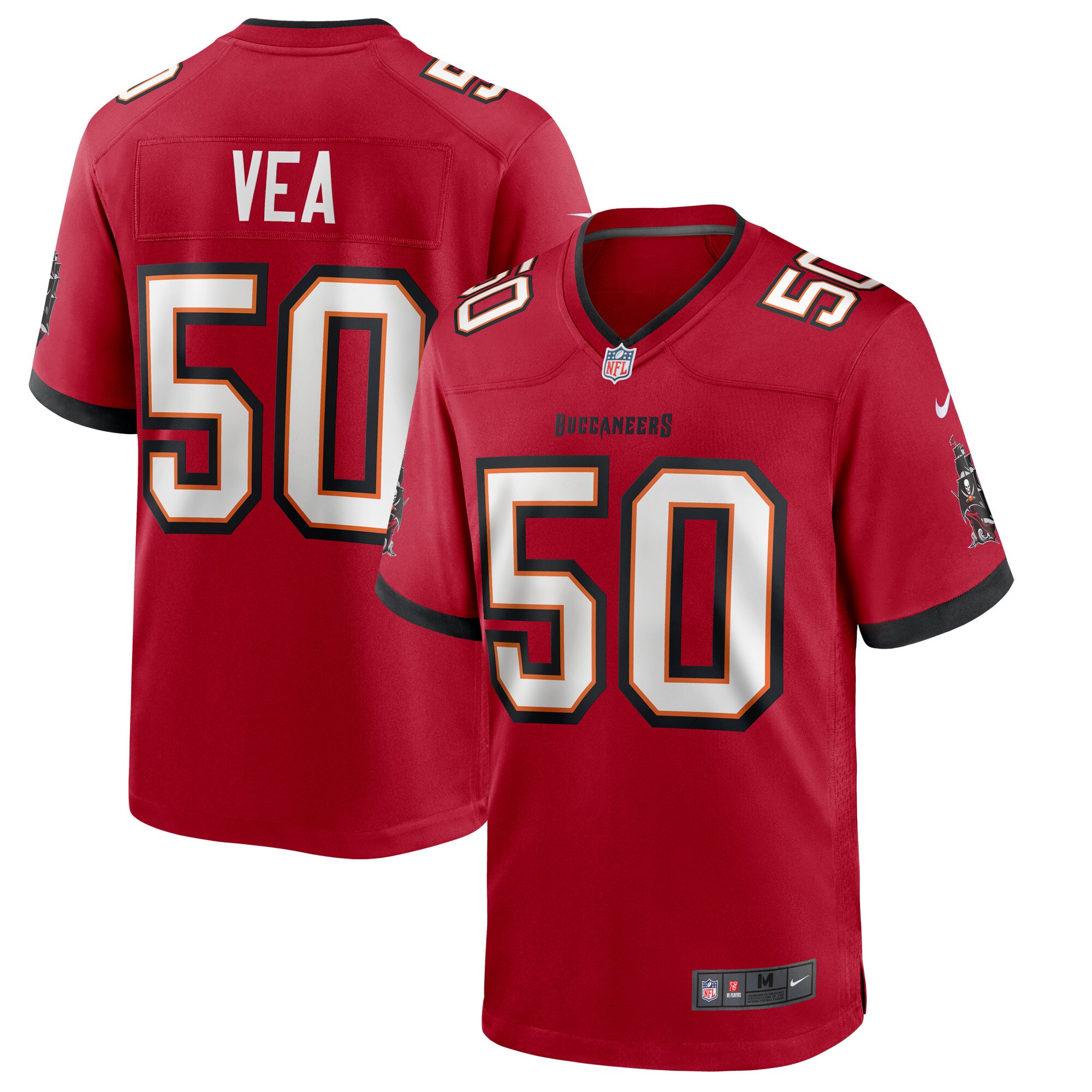 Vita Vea Tampa Bay Buccaneers Game Jersey – Red