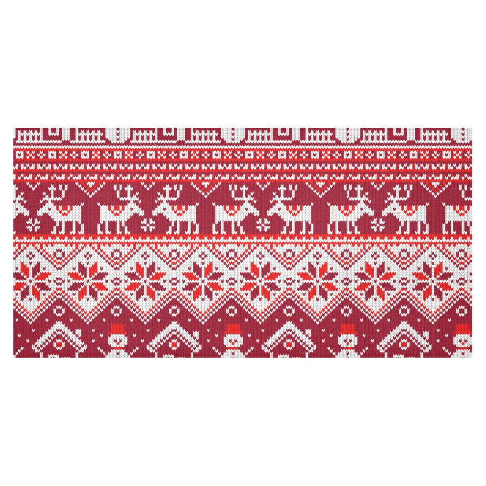 Snowman Sweater Printed Pattern Tablecloth