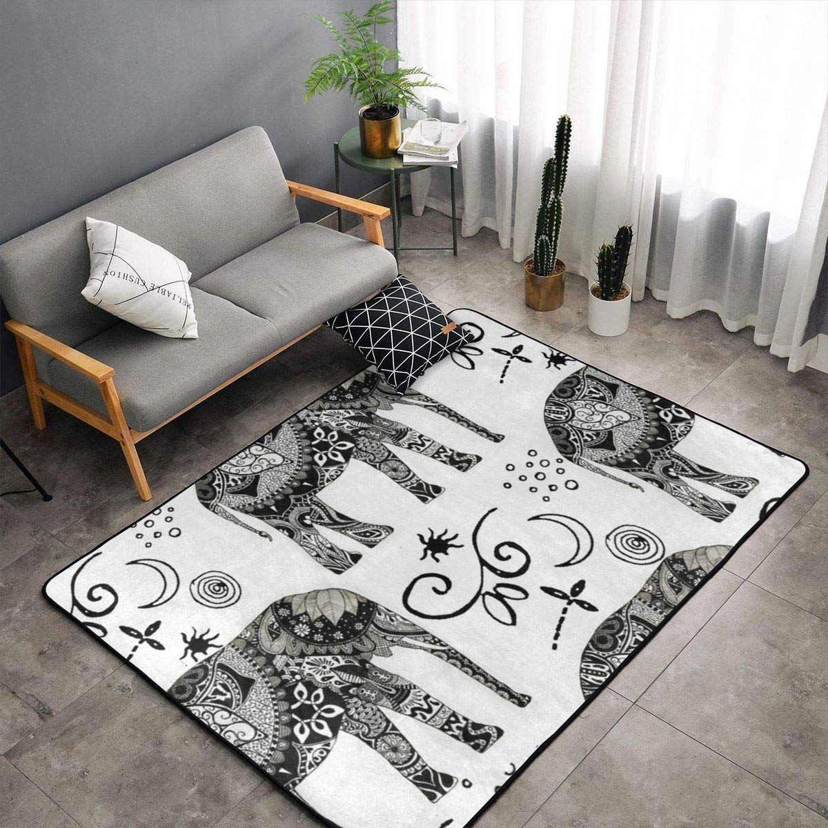 Bohemian Elephant CLG2210027R Rug