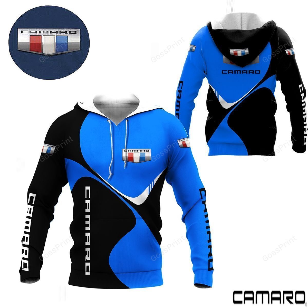 3D All Over Printed Camaro Shirts Ver 55