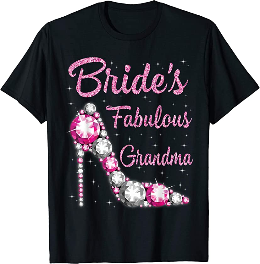 Bride’s Fabulous Grandma Happy Wedding Marry Vintage Shirt