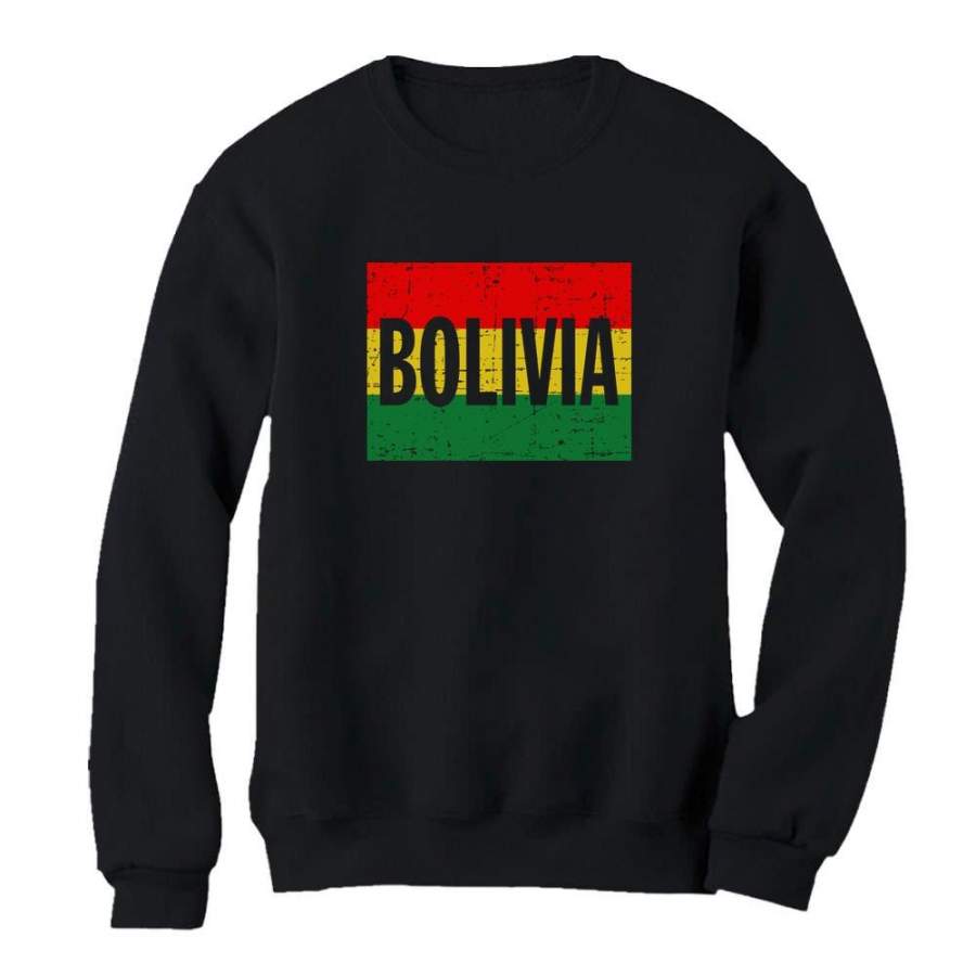 Bolivia Vintage Flag Women Sweatshirt