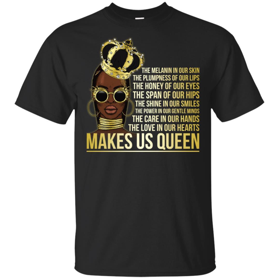 Proud Pro Black Girl Rock African American Queen T-Shirt Melanin Women