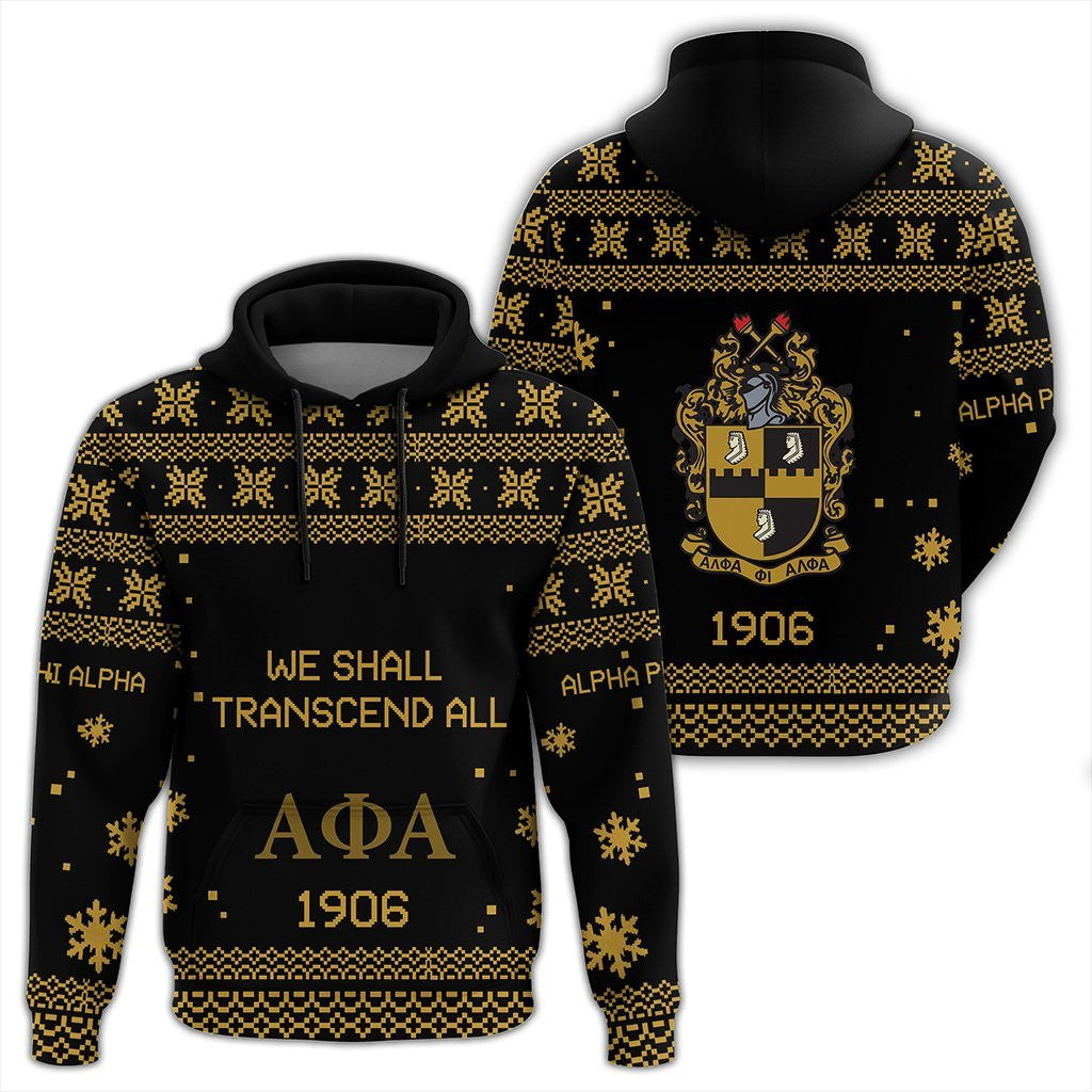 Fraternity Hoodie – Alpha Phi Alpha Xmas Motto Pullover