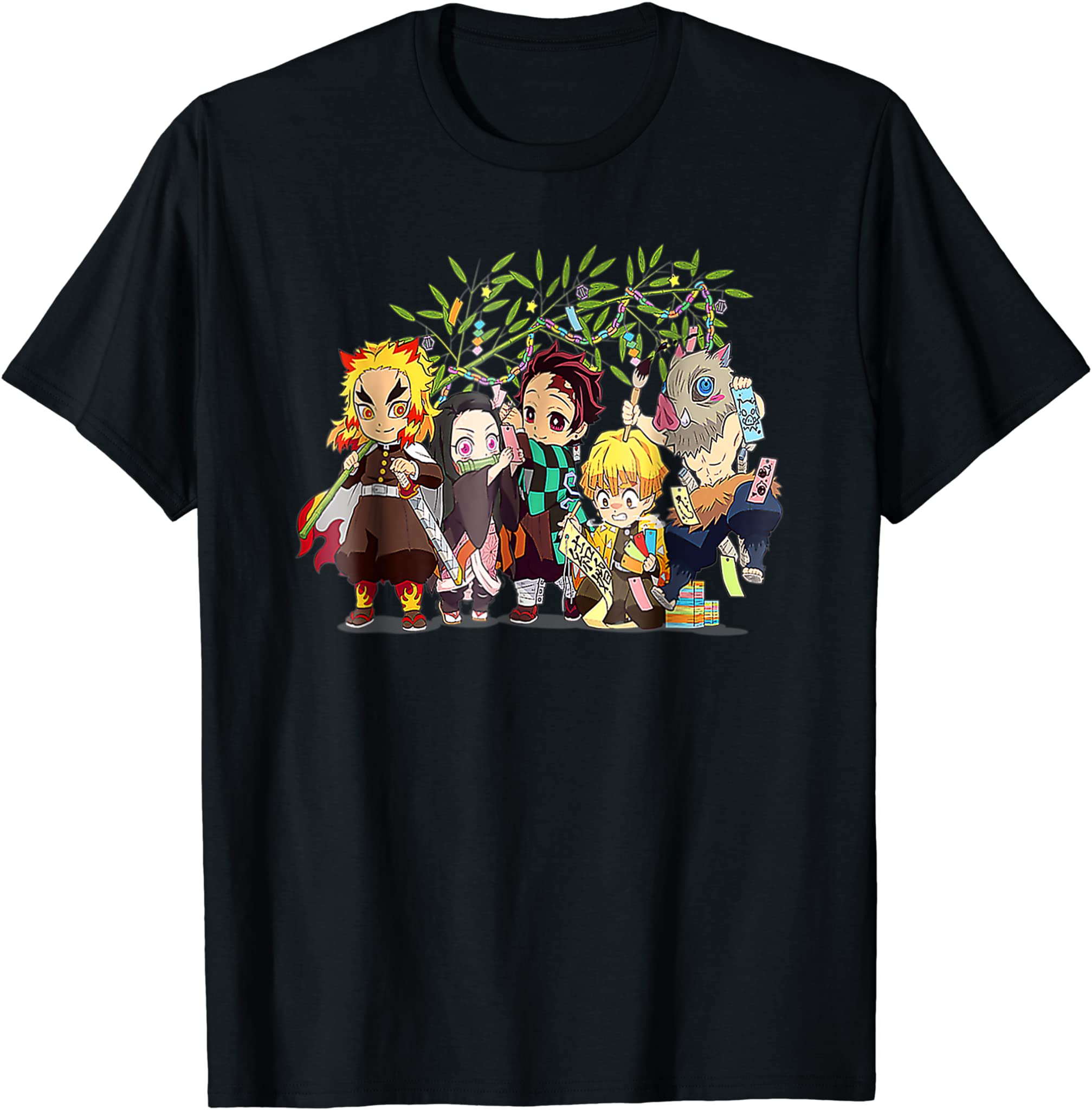 Anime Funny Demons Slayers Cut Team Gift For Kids Girl Boy T-Shirt