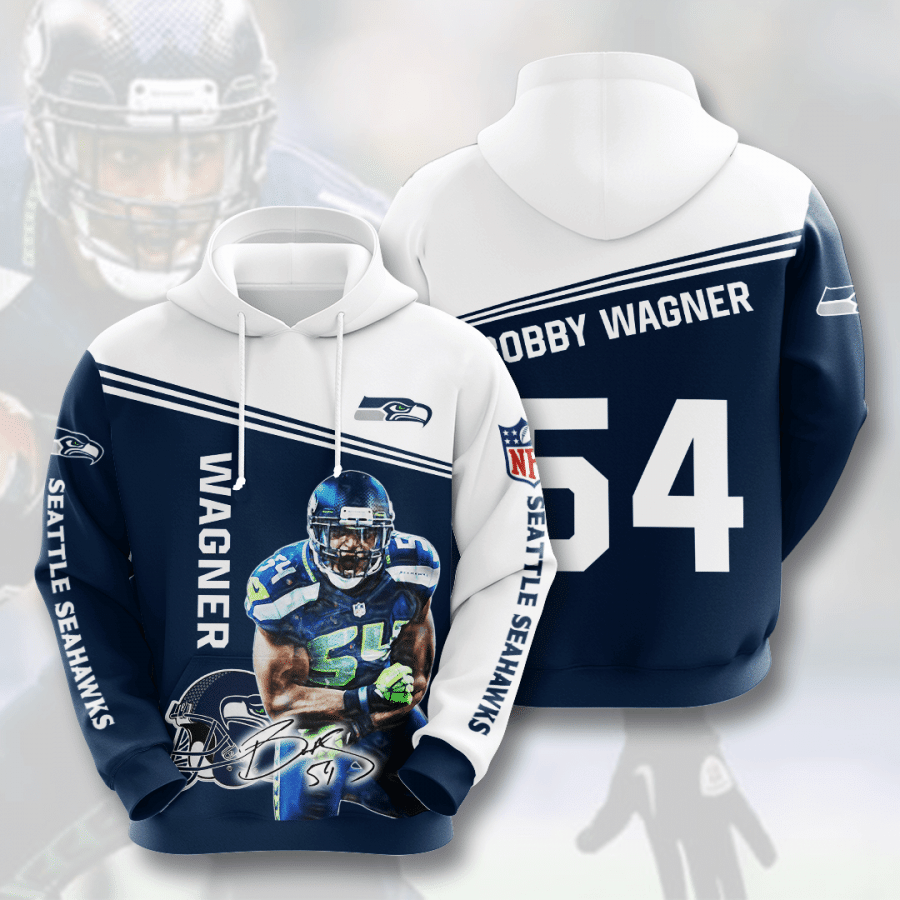 Seattle Seahawks Bobby Wagner 82 Unisex 3D Hoodie Gift For Fans