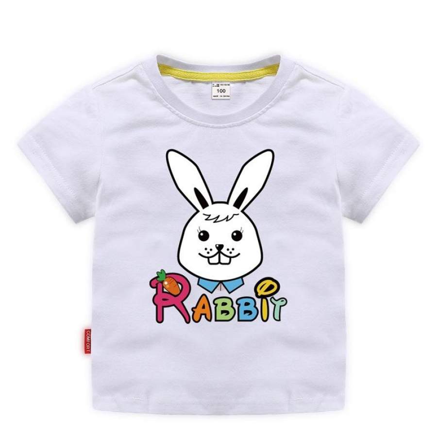 Cartoon Rabbit kids cute t-shirt