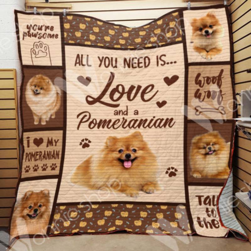 Pomeranian Dog Blanket OCT3001 68O39