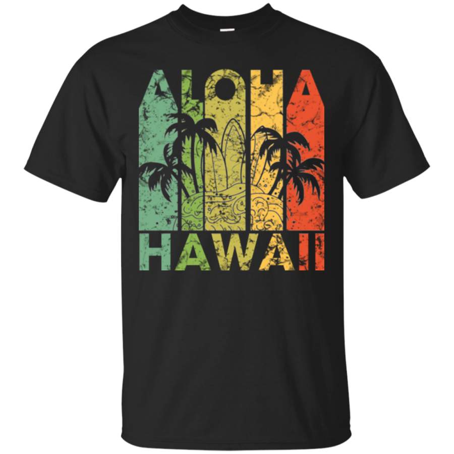 Aloha Hawaii Hawaiian Island – Vintage 1980s Throwback T Shirt – TeeEver