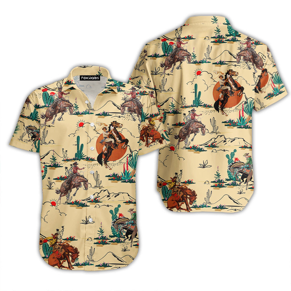 Horse Cowboy Hawaii Shirt For Men And Women Ha4854