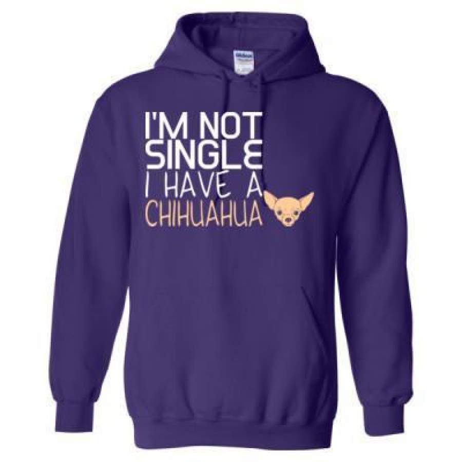 AGR Im Not Single I Have A Chihuahua – Heavy Blend™ Hooded Sweatshirt