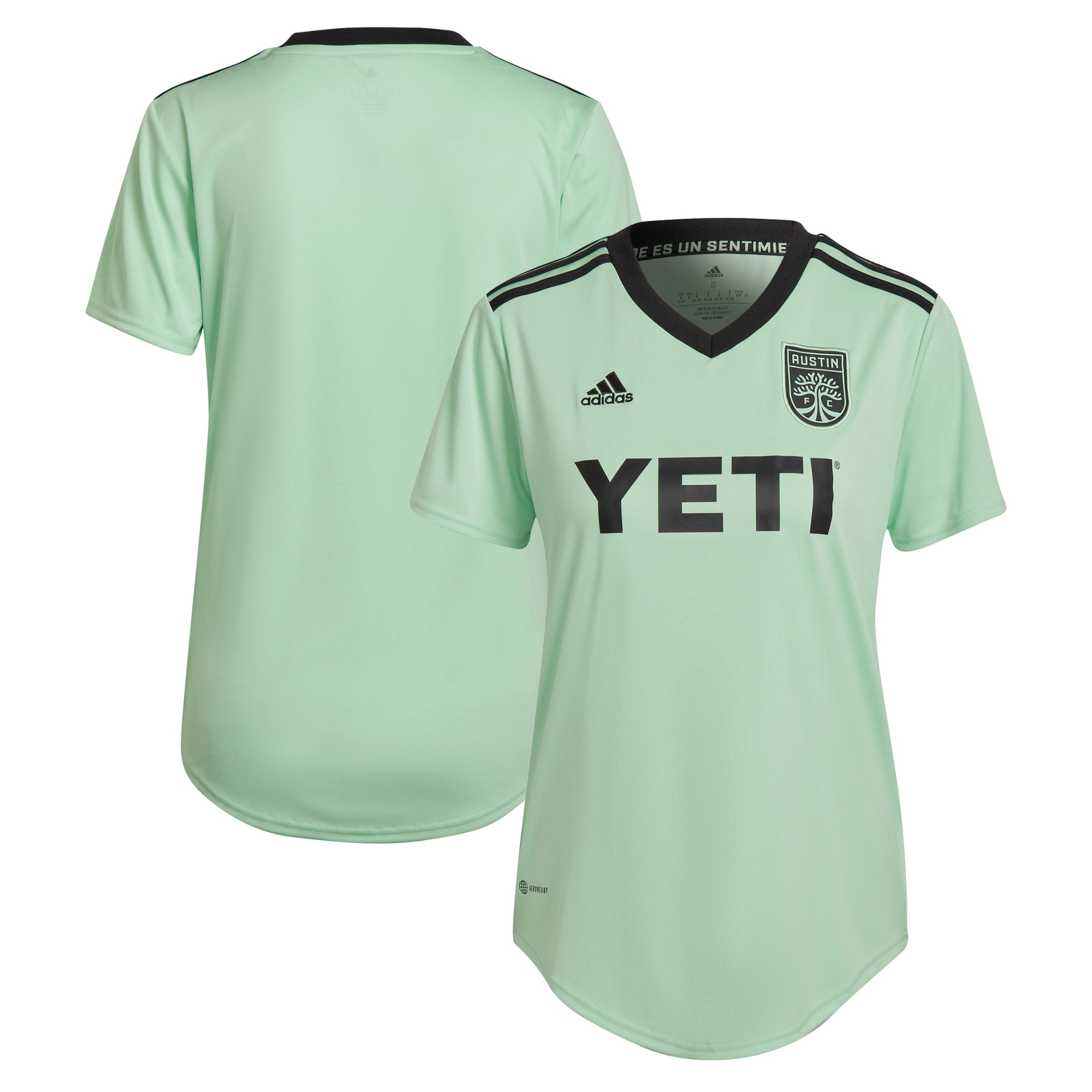 Austin FC Women's 2022 The Sentimiento Kit Replica Blank Jersey – Mint