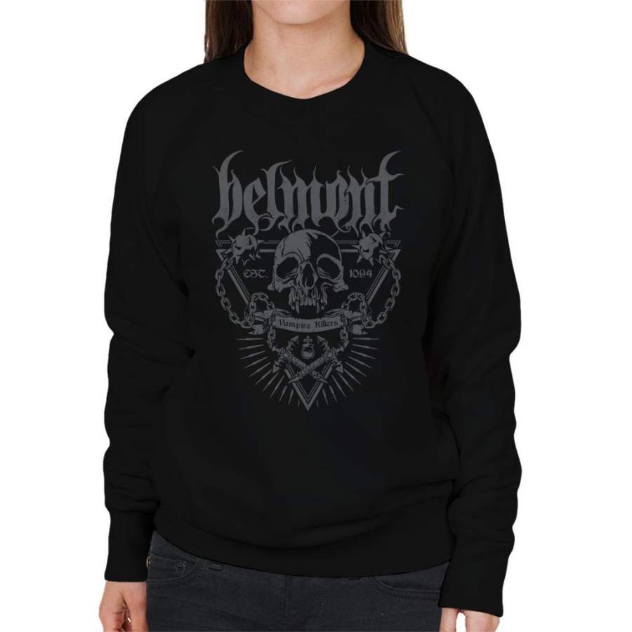 Belmont Vampire Killers Castlevania Women’s Sweatshirt