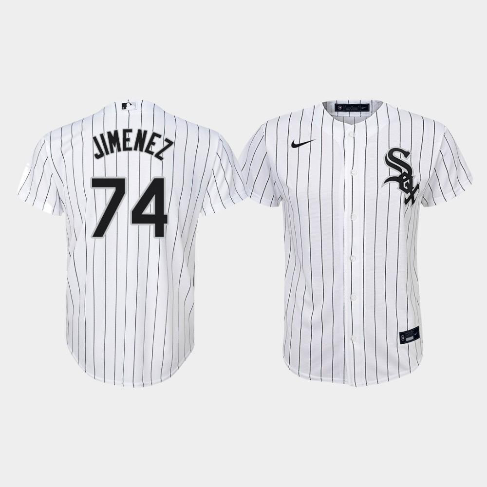 Youth Chicago White Sox Eloy Jimenez 74 White Home Jersey