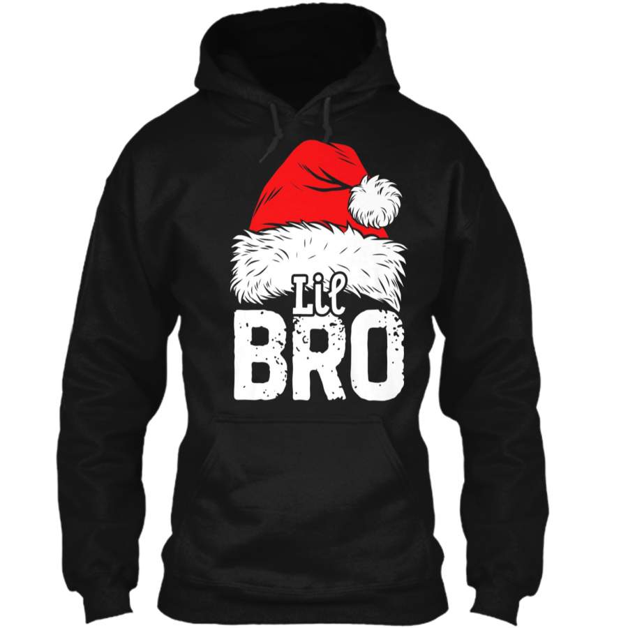 Little Brother Christmas Santa Family Matching Tees Pullover Hoodie  Christmas Gift Ideas