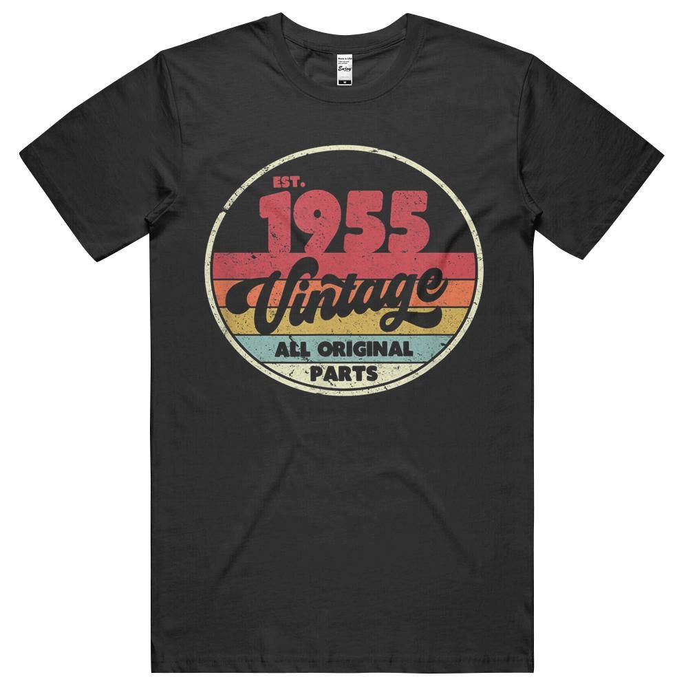 1955 Vintage Shirt, Birthday Gift Tee. Retro Style T-shirt