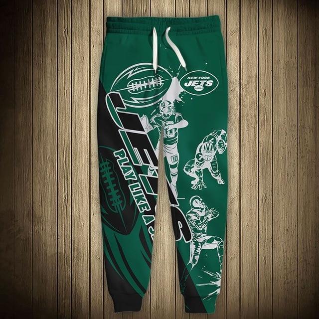 Men’S New York Jets Sweatpants Printed 3D