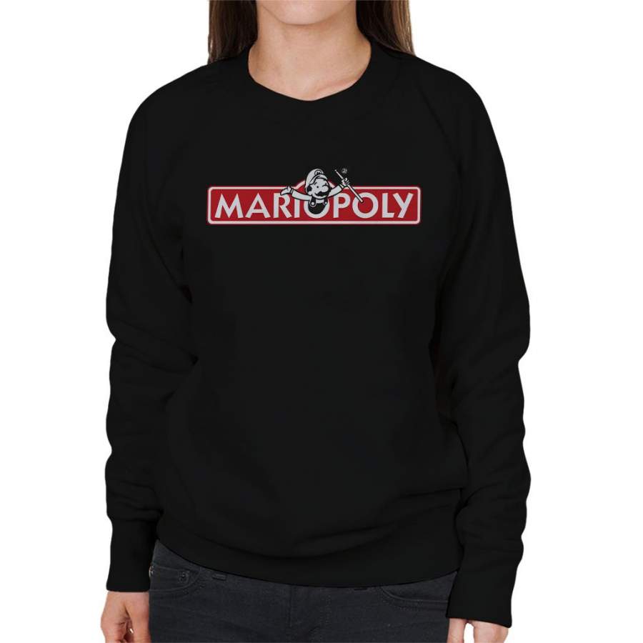 Super Mario Monopoly Women’s Sweatshirt